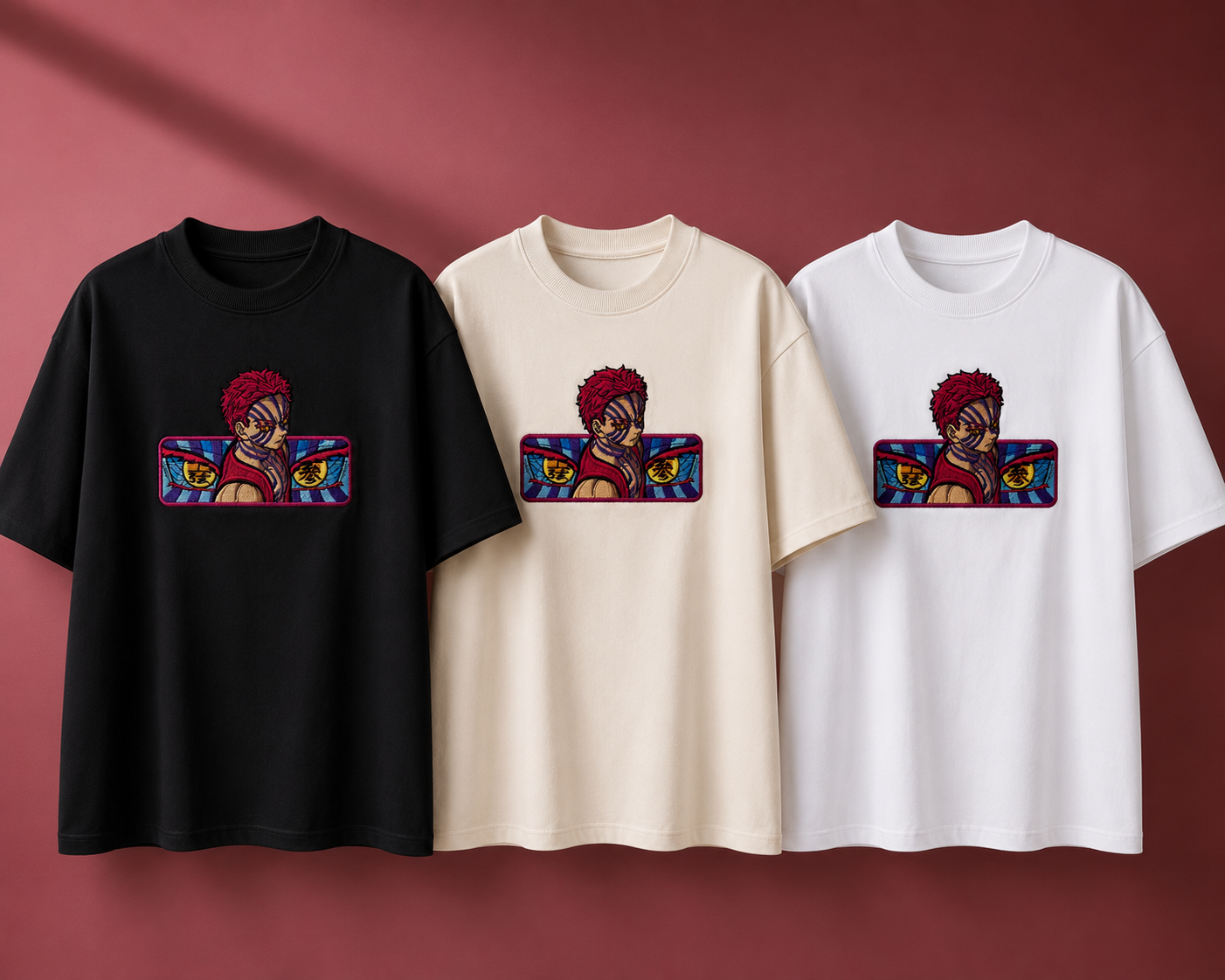 Akaza embroidered oversized t-shirt