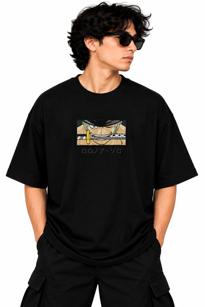 zoro embroidered tshirt