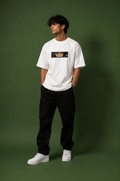 Giyu Tomioka Embroidered t-shirt