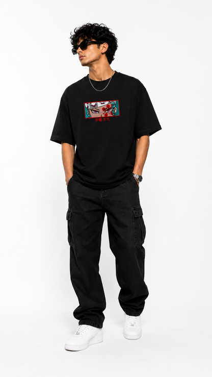 Tengen Uzui Eyes Embroidered T-shirt