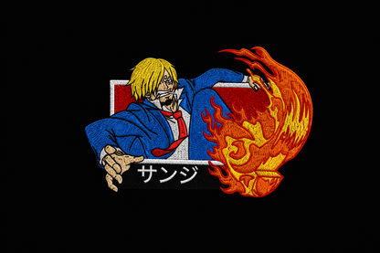 Sanji embroidered tshirt