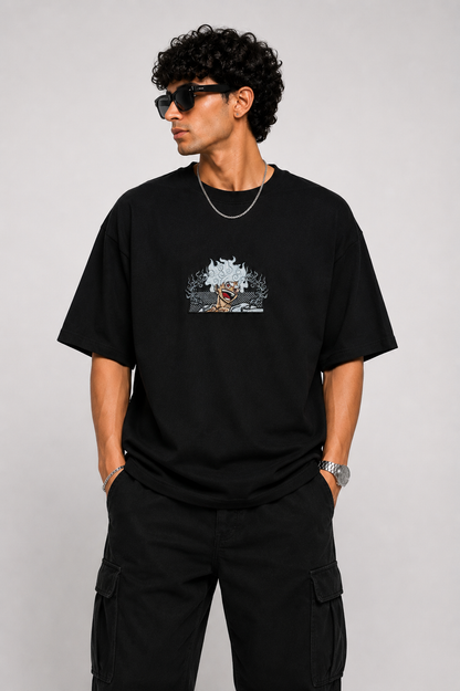 Monkey D. Luffy embroidered tshirt