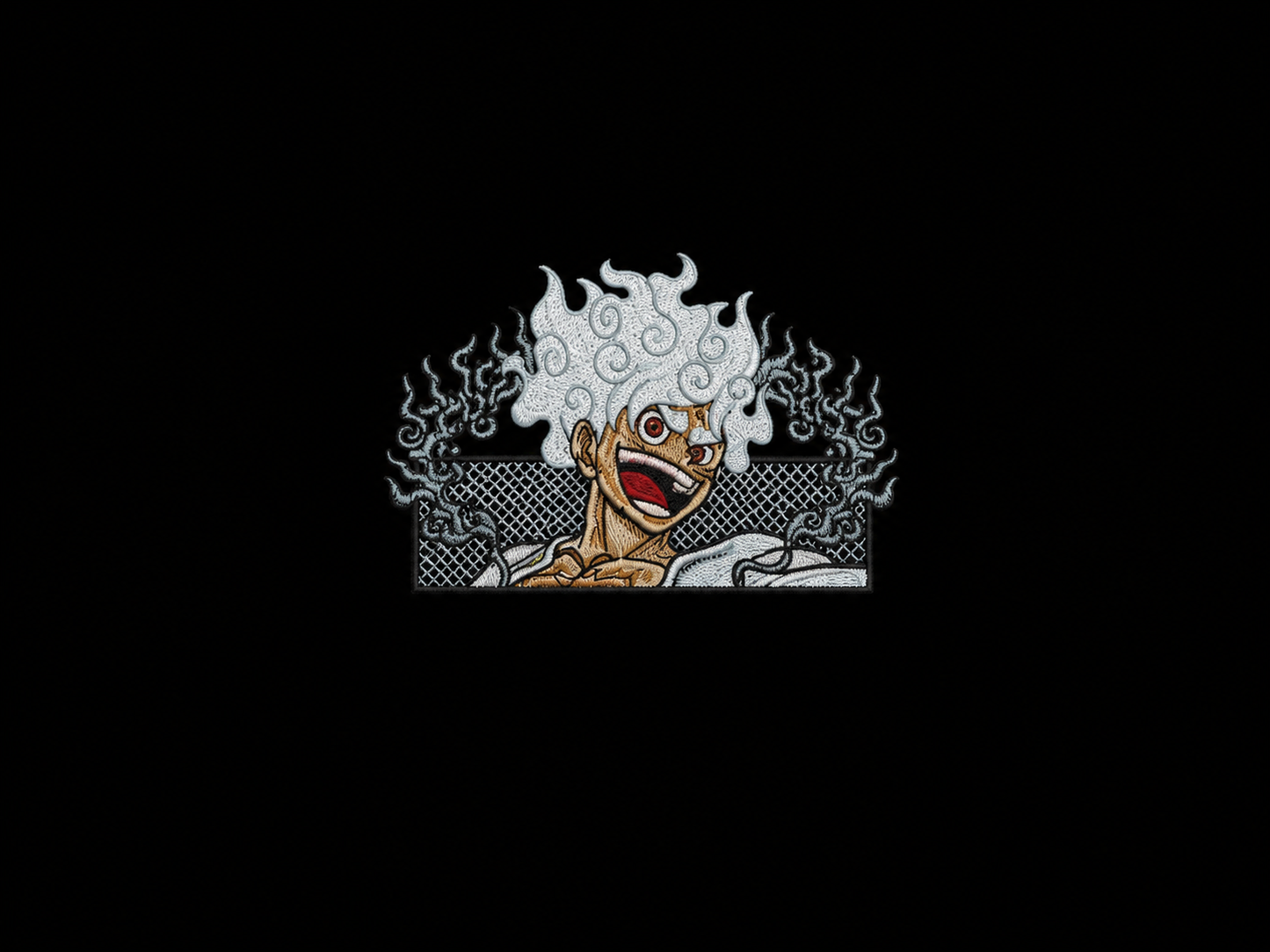 Monkey D. Luffy embroidered tshirt
