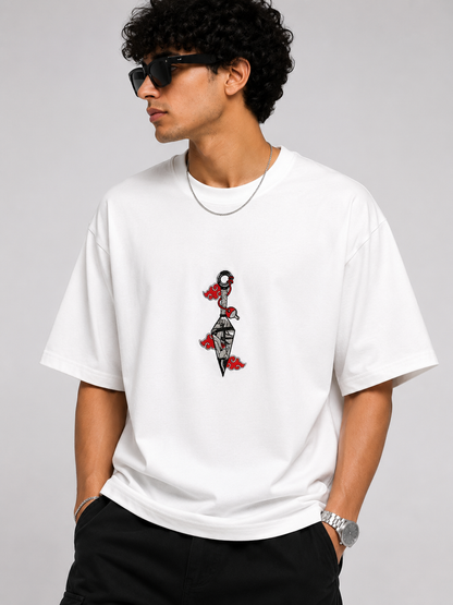 kunai embroidered tshirt