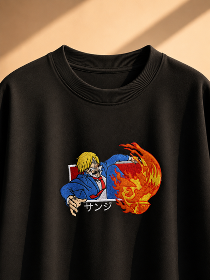 Sanji embroidered tshirt