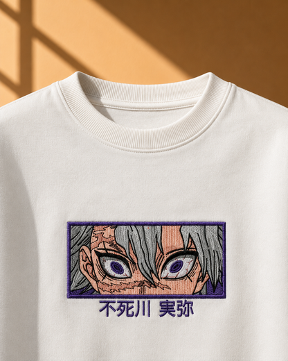 Sanemi Shinazugawa embroidered tshirt