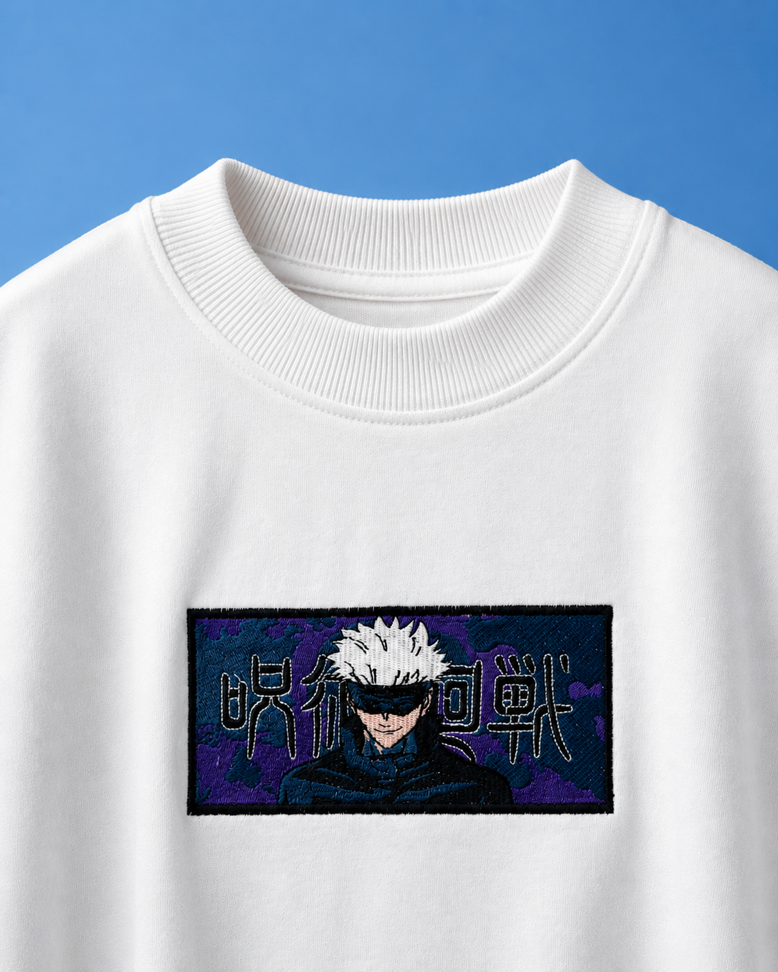 Satoru Gojo embroidered tshirt