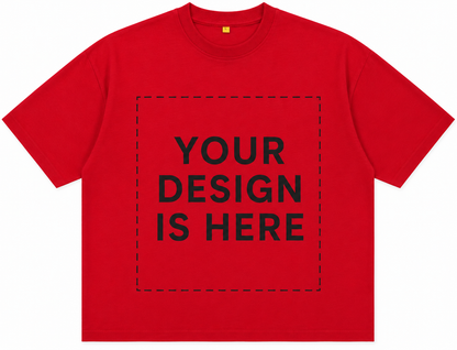 Custom Design Embroidery Oversized T-shirt ( Anime , portrait , pets , cars etc )