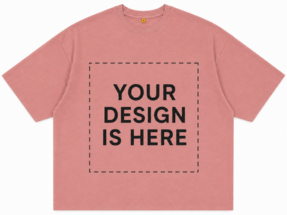 Custom Design Embroidery Oversized T-shirt ( Anime , portrait , pets , cars etc )
