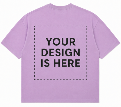 Custom Design Embroidery Oversized T-shirt ( Anime , portrait , pets , cars etc )