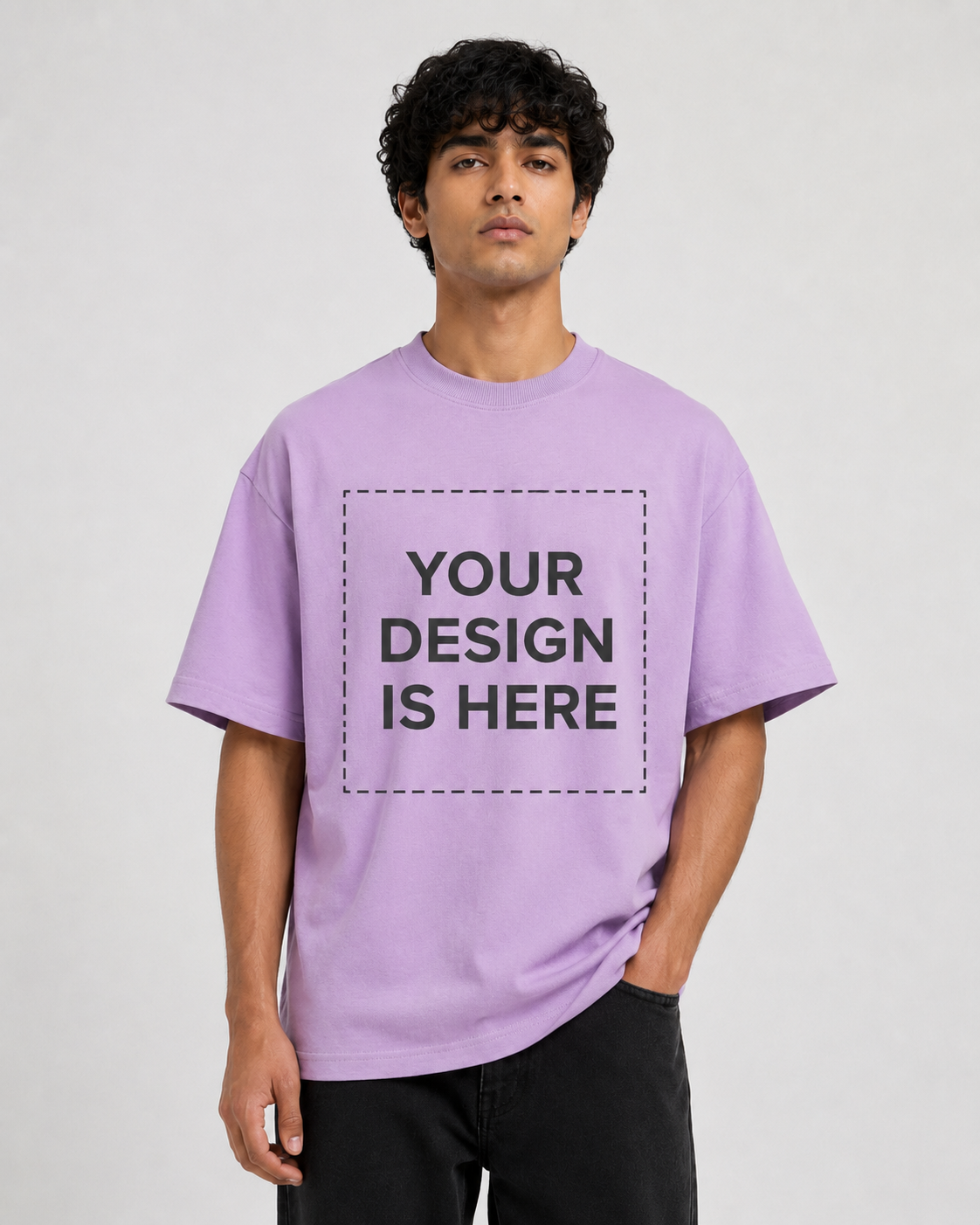 Custom Design Embroidery Oversized T-shirt ( Anime , portrait , pets , cars etc )