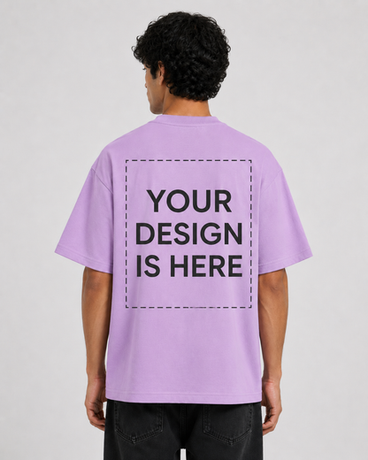 Custom Design Embroidery Oversized T-shirt ( Anime , portrait , pets , cars etc )