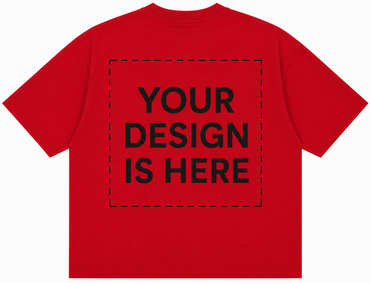 Custom Design Embroidery Oversized T-shirt ( Anime , portrait , pets , cars etc )