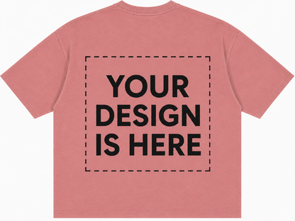 Custom Design Embroidery Oversized T-shirt ( Anime , portrait , pets , cars etc )