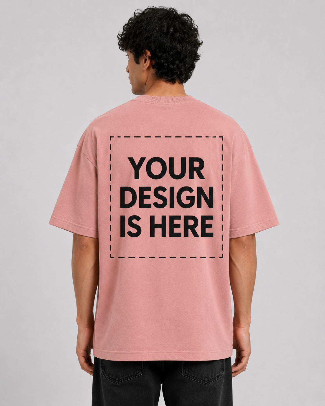 Custom Design Embroidery Oversized T-shirt ( Anime , portrait , pets , cars etc )