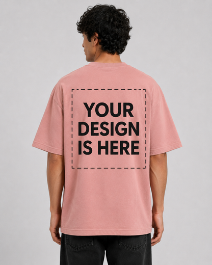 Custom Design Embroidery Oversized T-shirt ( Anime , portrait , pets , cars etc )