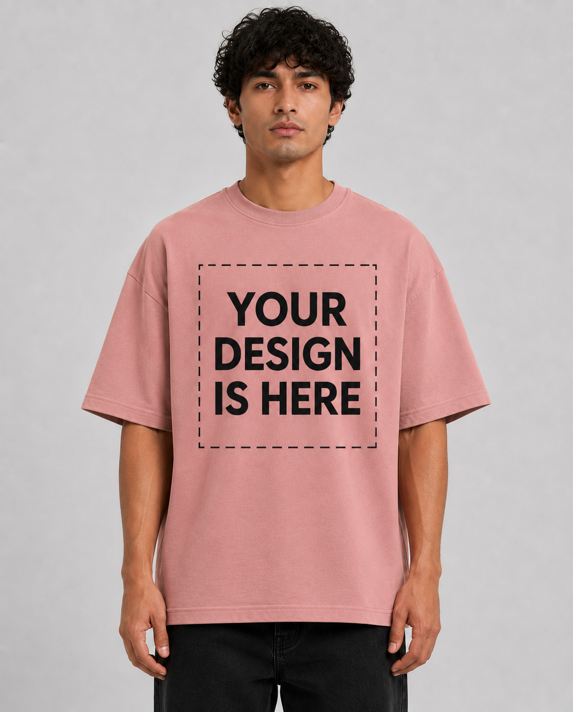 Custom Design Embroidery Oversized T-shirt ( Anime , portrait , pets , cars etc )