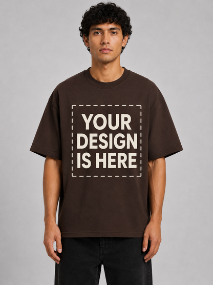 Custom Design Embroidery Oversized T-shirt ( Anime , portrait , pets , cars etc )