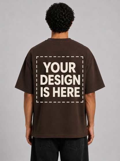 Custom Design Embroidery Oversized T-shirt ( Anime , portrait , pets , cars etc )