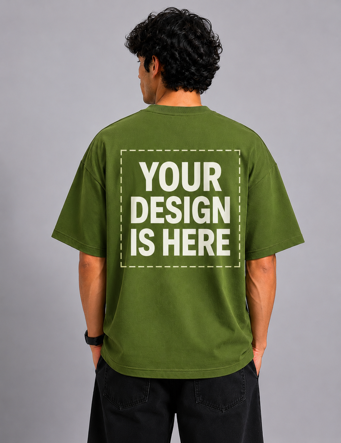 Custom Design Embroidery Oversized T-shirt ( Anime , portrait , pets , cars etc )