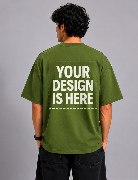 Custom Design Embroidery Oversized T-shirt ( Anime , portrait , pets , cars etc )