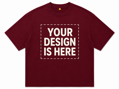 Custom Design Embroidery Oversized T-shirt ( Anime , portrait , pets , cars etc )