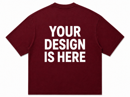Custom Design Embroidery Oversized T-shirt ( Anime , portrait , pets , cars etc )