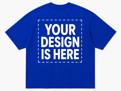 Custom Design Embroidery Oversized T-shirt ( Anime , portrait , pets , cars etc )