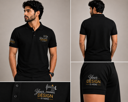 POLO T-SHIRT WITH CUSTOM EMBROIDERY LOGO