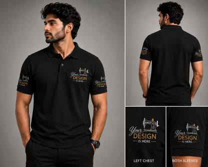 POLO T-SHIRT WITH CUSTOM EMBROIDERY LOGO