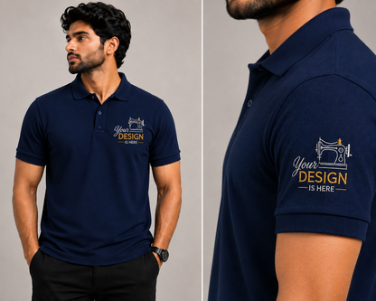 POLO T-SHIRT WITH CUSTOM EMBROIDERY LOGO