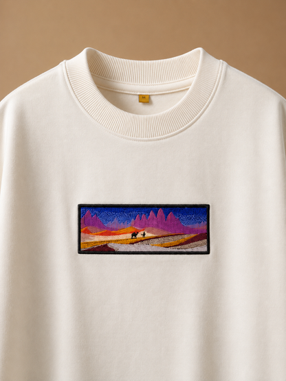 Custom Design Embroidery Oversized T-shirt