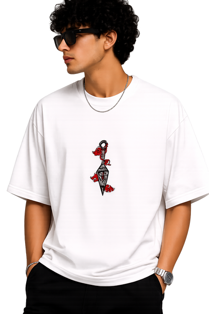 kunai embroidered tshirt
