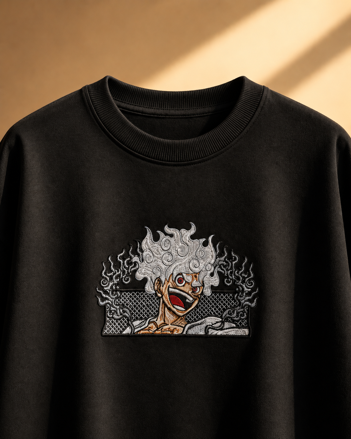 Monkey D. Luffy embroidered tshirt