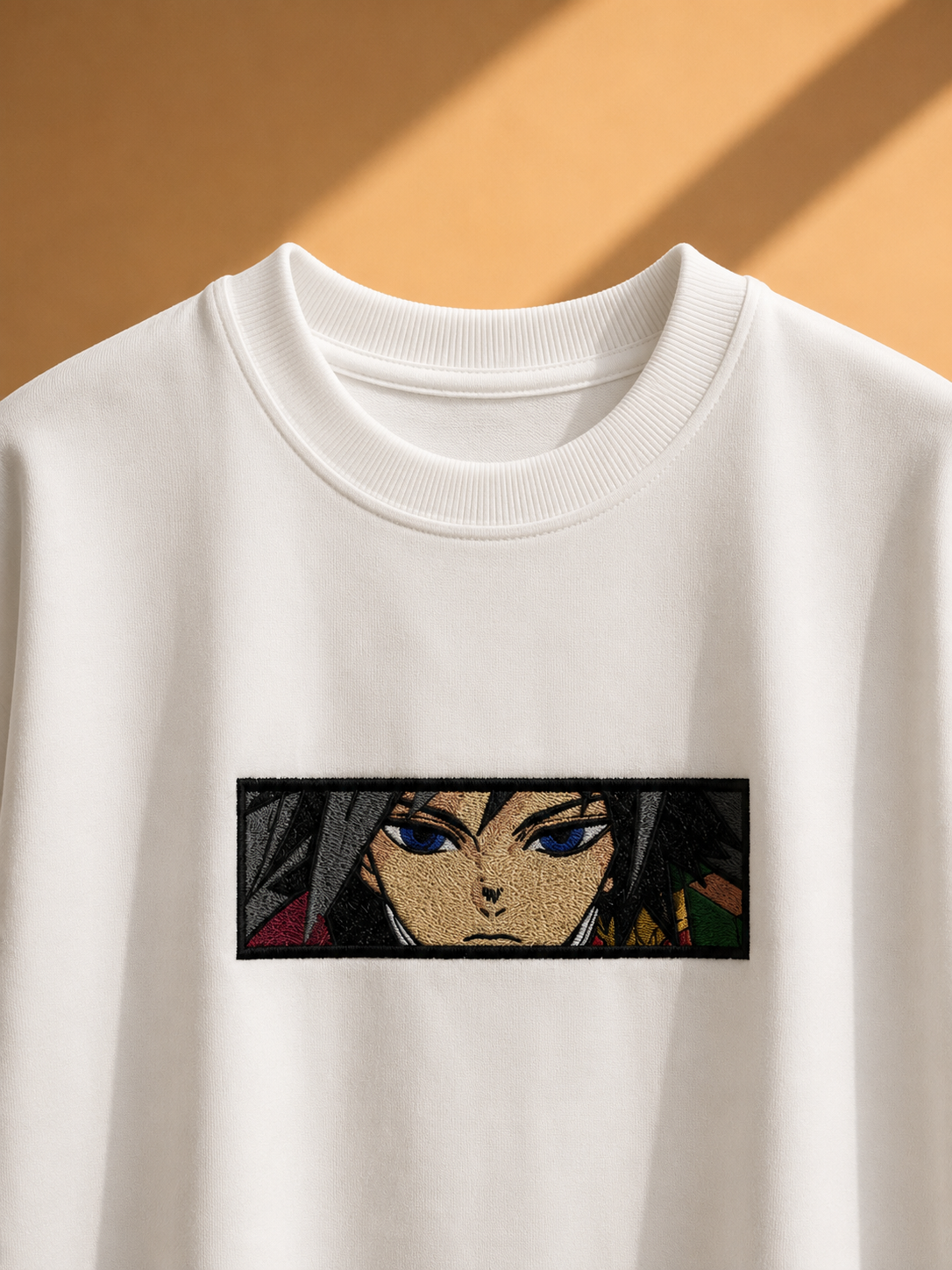 Giyu Tomioka Embroidered t-shirt