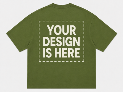 Custom Design Embroidery Oversized T-shirt ( Anime , portrait , pets , cars etc )