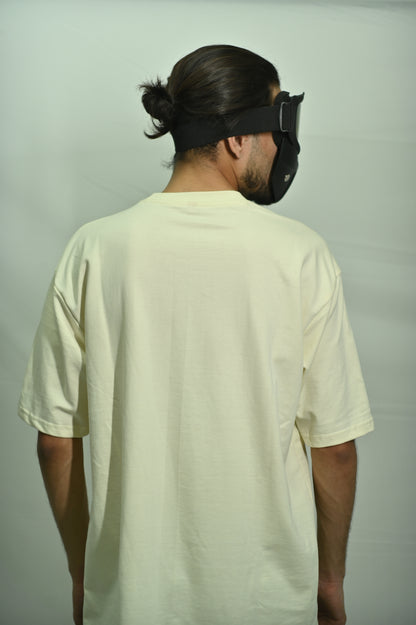 Panda embroidered oversized t-shirt