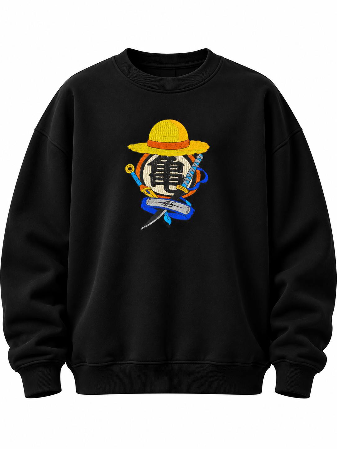 Anime Embroidered Premium Streetwear – T-Shirt, Sweatshirt & and Hoodie