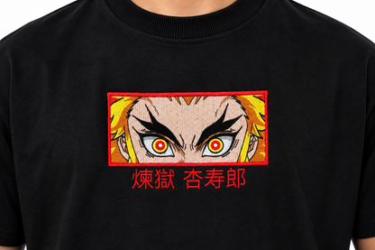 Kyojuro Rengoku embroidered tshirt