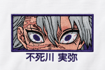 Sanemi Shinazugawa embroidered tshirt