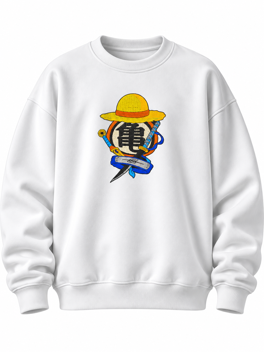 Anime Embroidered Premium Streetwear – T-Shirt, Sweatshirt & and Hoodie