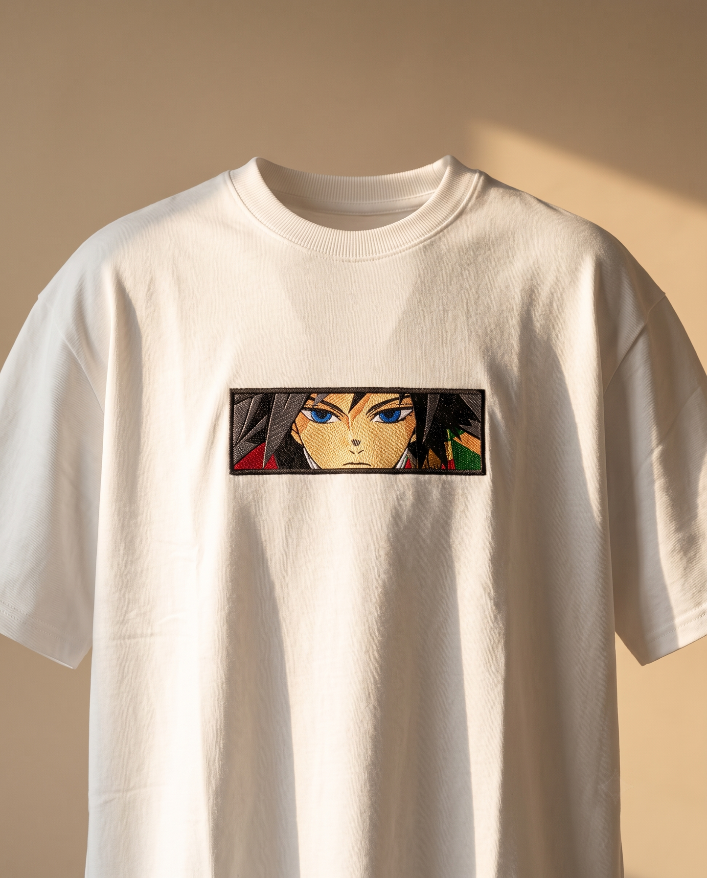 Giyu Tomioka Embroidered t-shirt