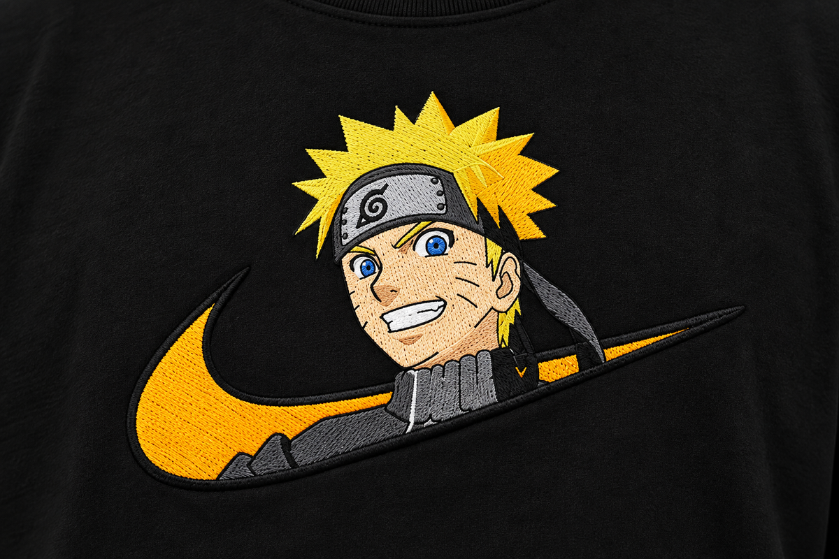 Naruto embroidered tshirt