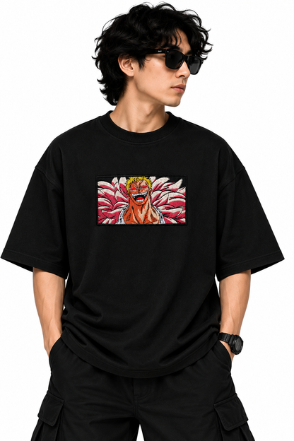 Doflamingo embroidered tshirt