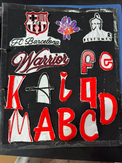custom iron-on embroidery patches (2-inches)