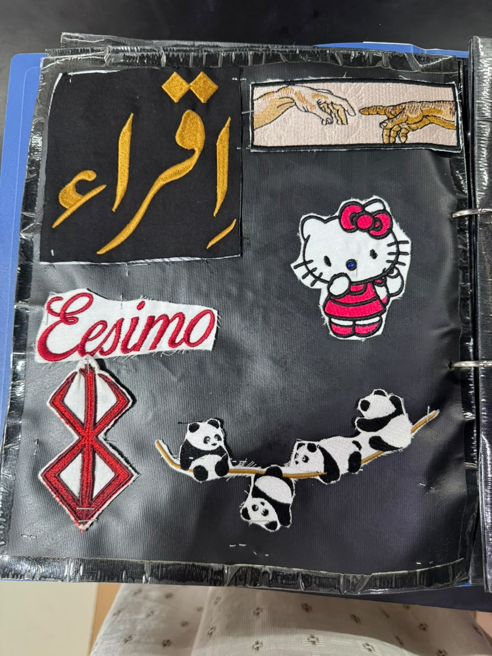 custom iron-on embroidery patches (2-inches)