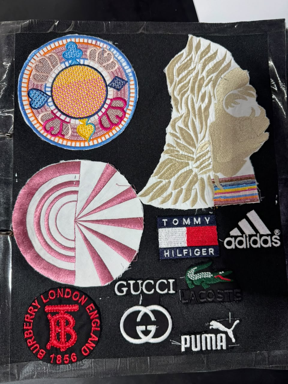 custom iron-on embroidery patches (2-inches)