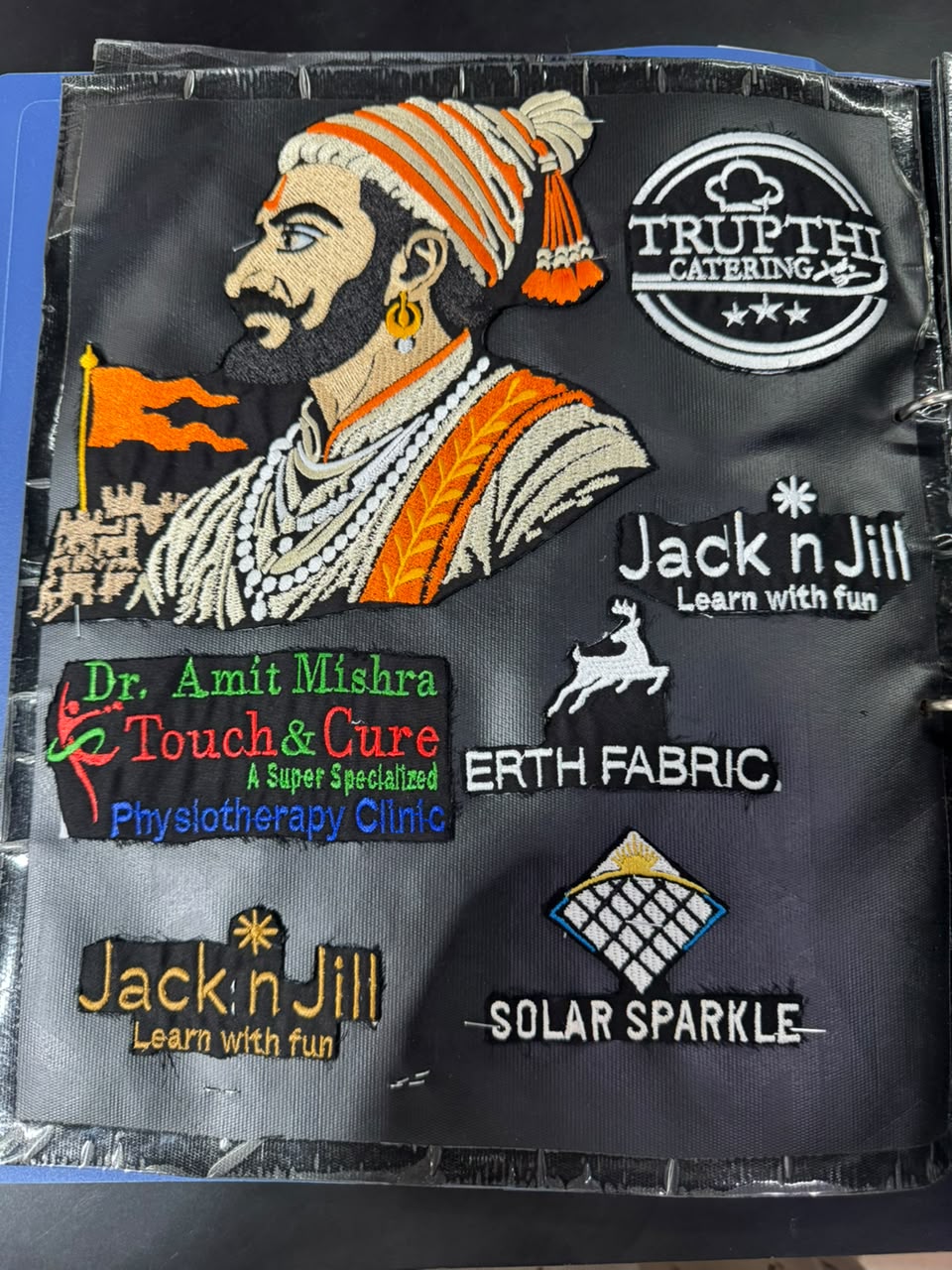 custom iron-on embroidery patches (2-inches)