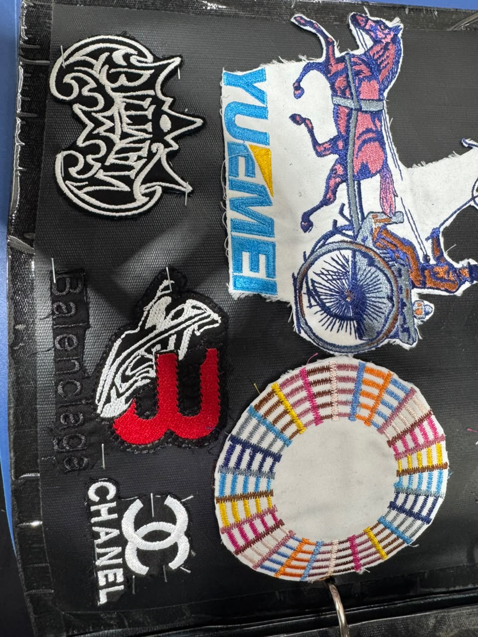 custom iron-on embroidery patches (2-inches)