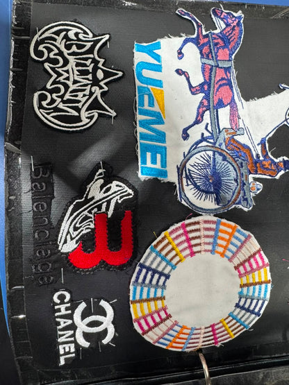 custom iron-on embroidery patches (2-inches)
